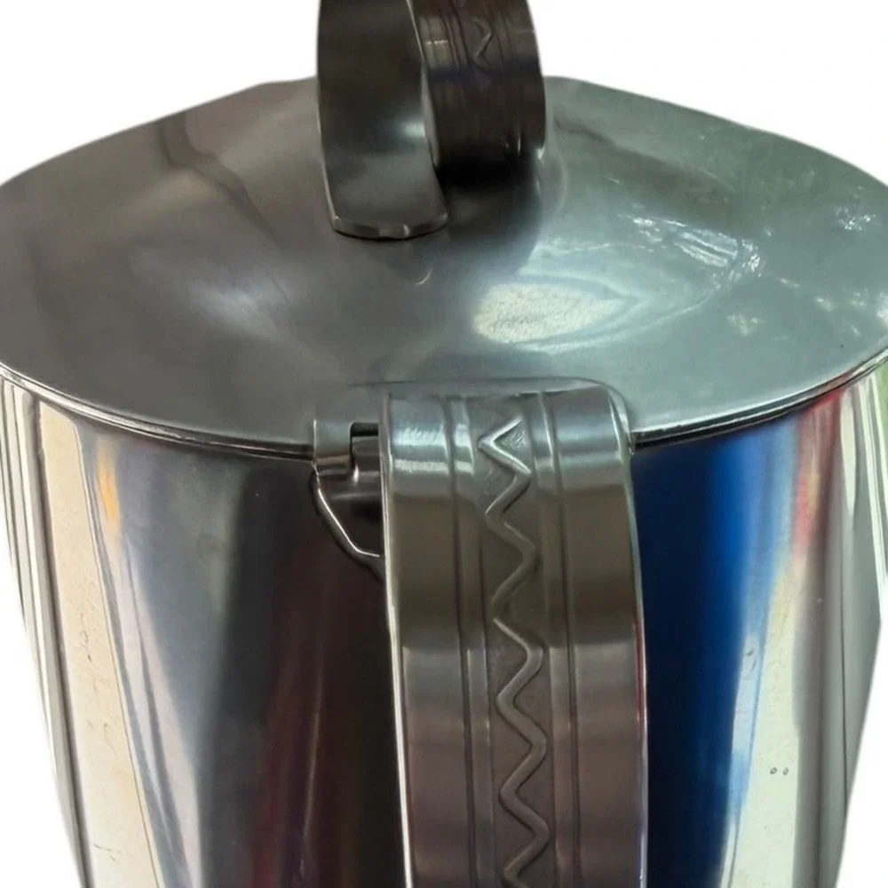 Vtg 60s MCM‎ Ranka-Royal Swedish Coffee Pitcher Stainless Steel Hollowware Gense
